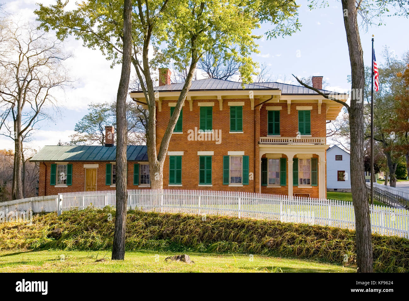 La galena illinois usa, casa di guerra civile generale e diciottesimo presidente Ulysses s. grant. Foto Stock