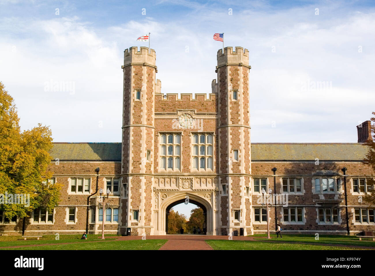 St. Louis Missouri Missouri USA, università di Washington nel campus di St. Louis Danforth Foto Stock