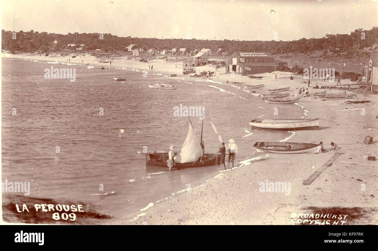 796494 La Perouse compresi barche e boatsheds Foto Stock