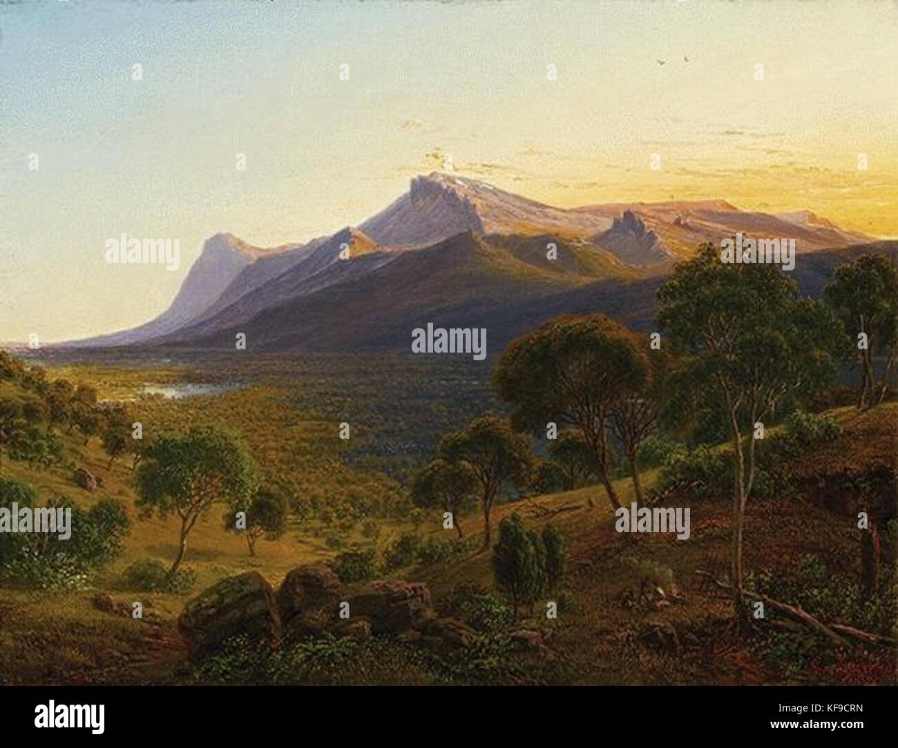 Montare William come visto dal Monte Dryden Foto Stock