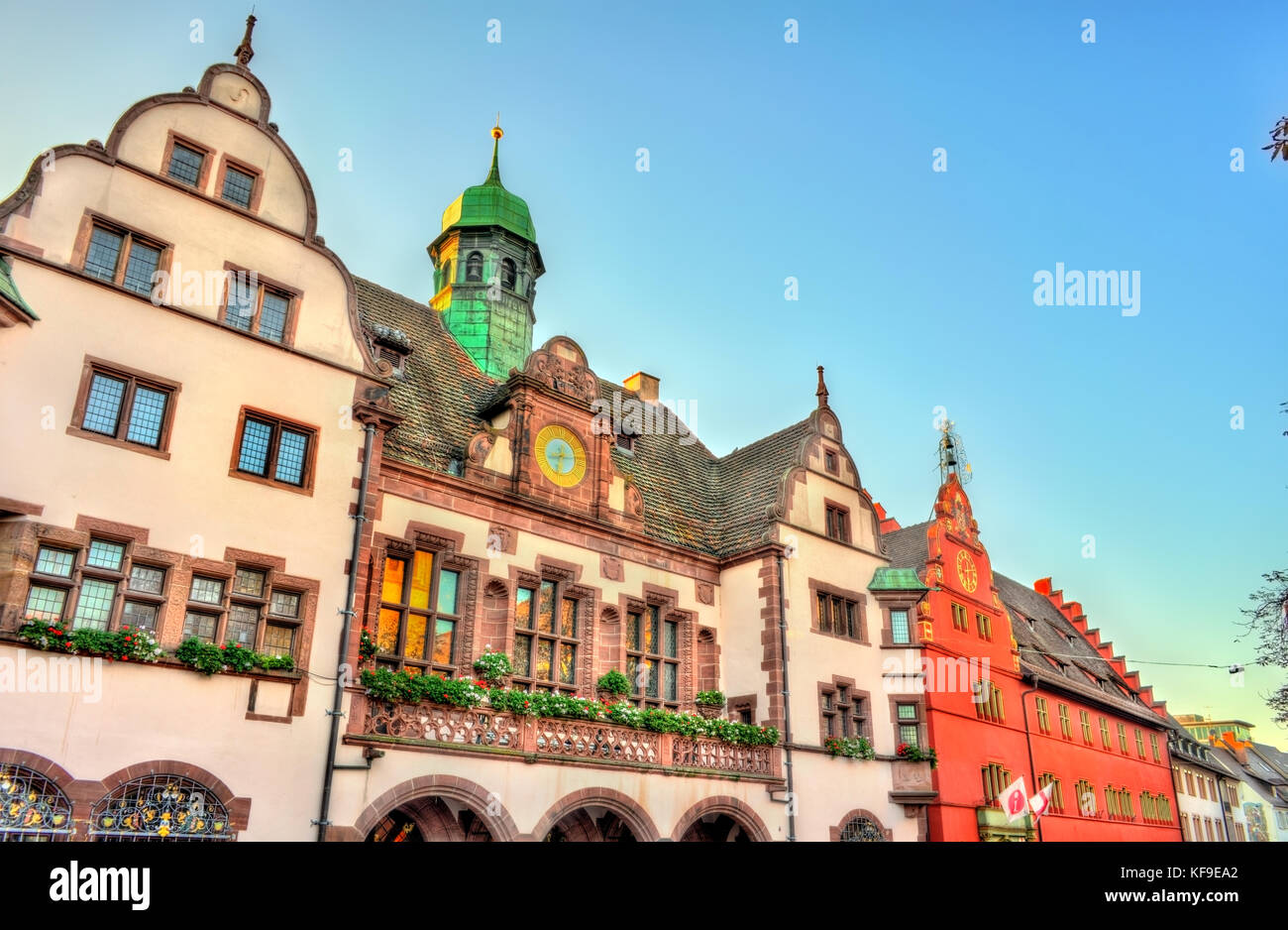 Municipio di Freiburg im Breisgau - BADEN-WURTTEMBERG, Germania Foto Stock