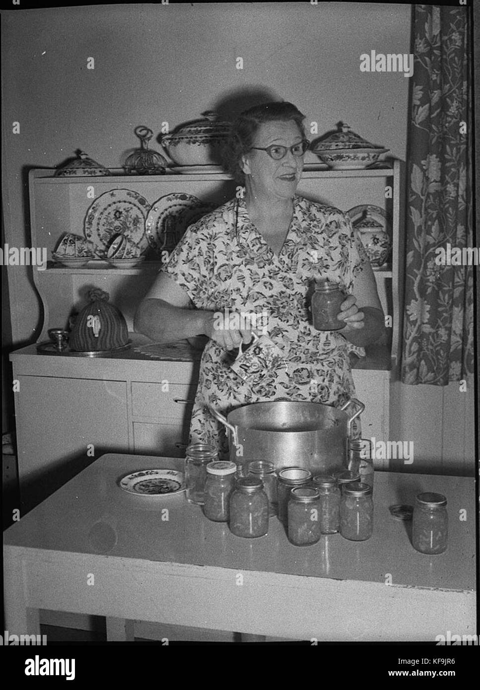 Firenze Austral a casa, Newcastle, NSW, 10 marzo 1953 Foto Stock