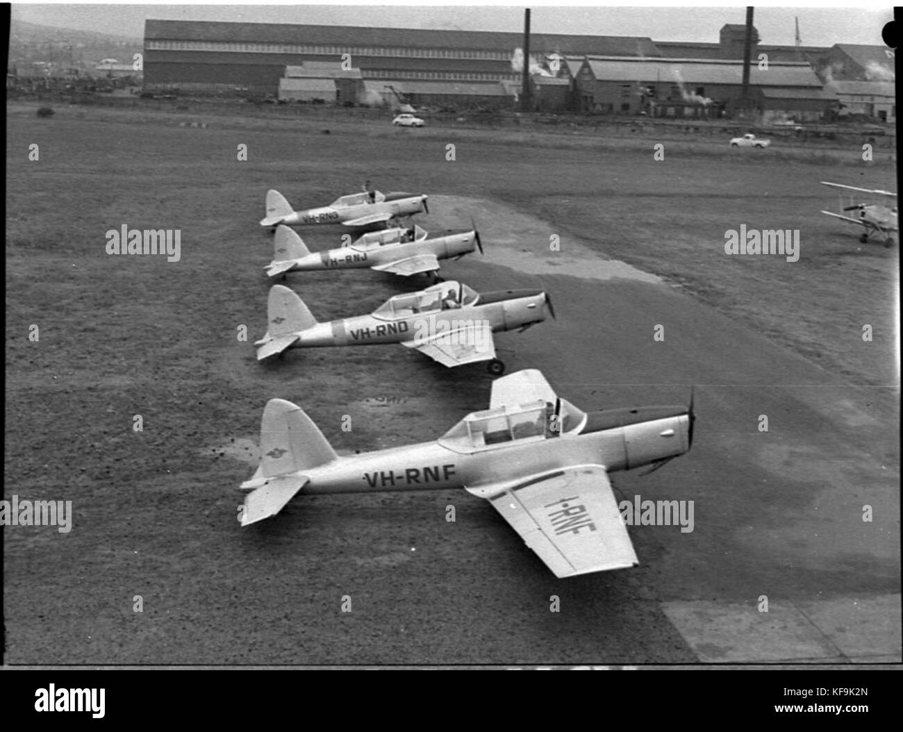 37847 Royal Newcastle Aero Club piani lasciando ad Hobart per regata Foto Stock