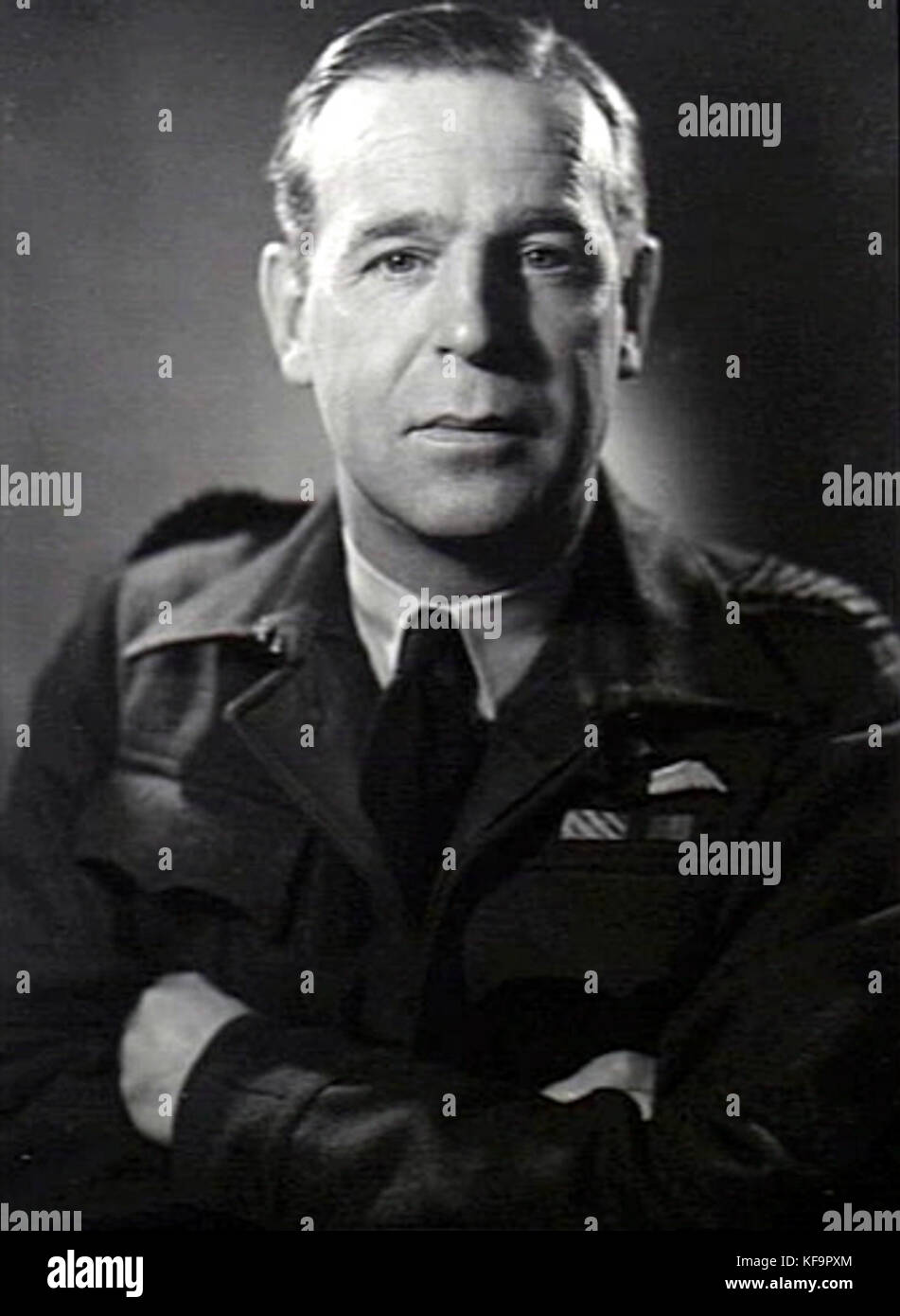 Gruppo capitano Collin McMullen nel 1945 Foto Stock