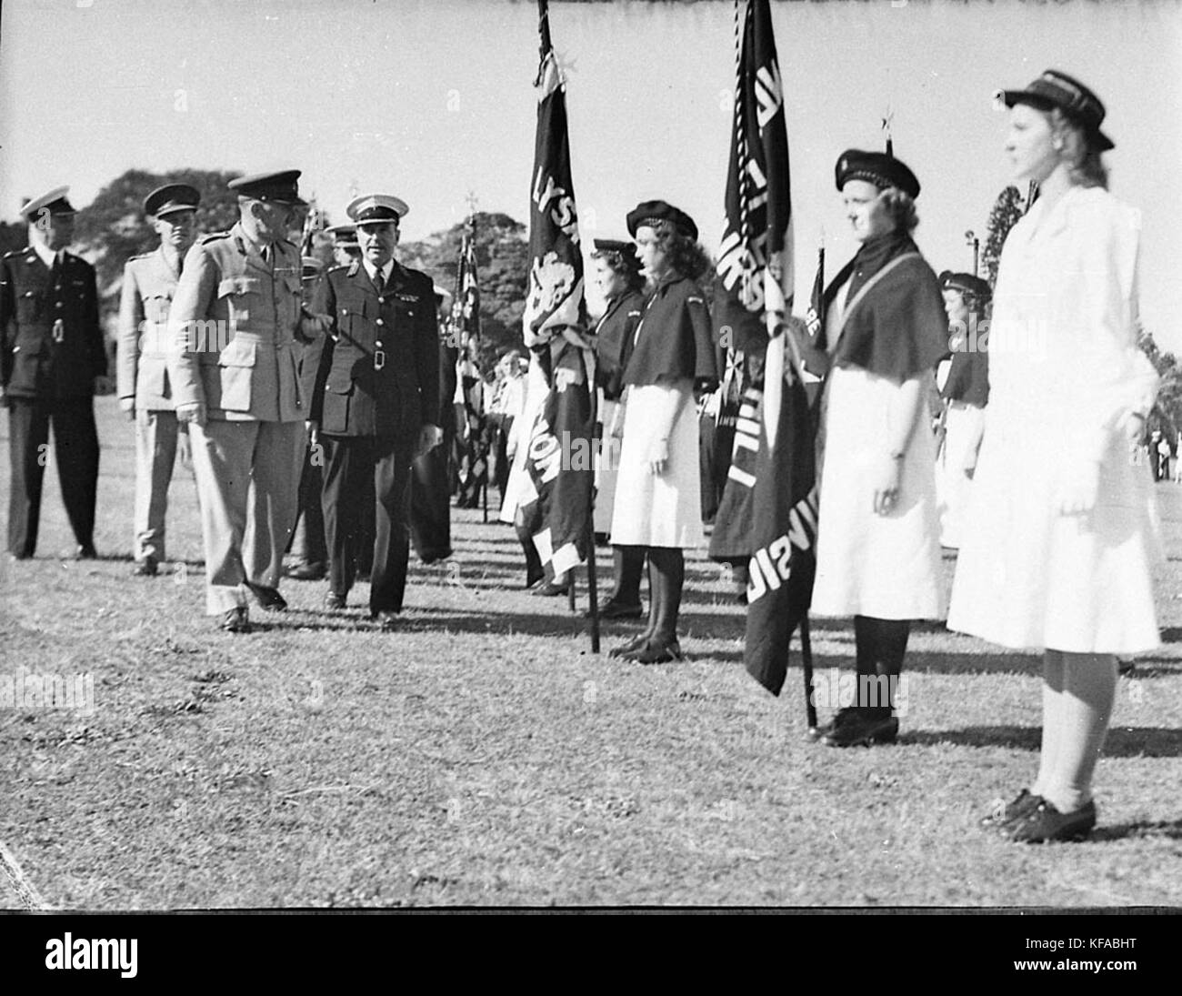 37121 St Johns Ambulance Brigade cadetti Foto Stock