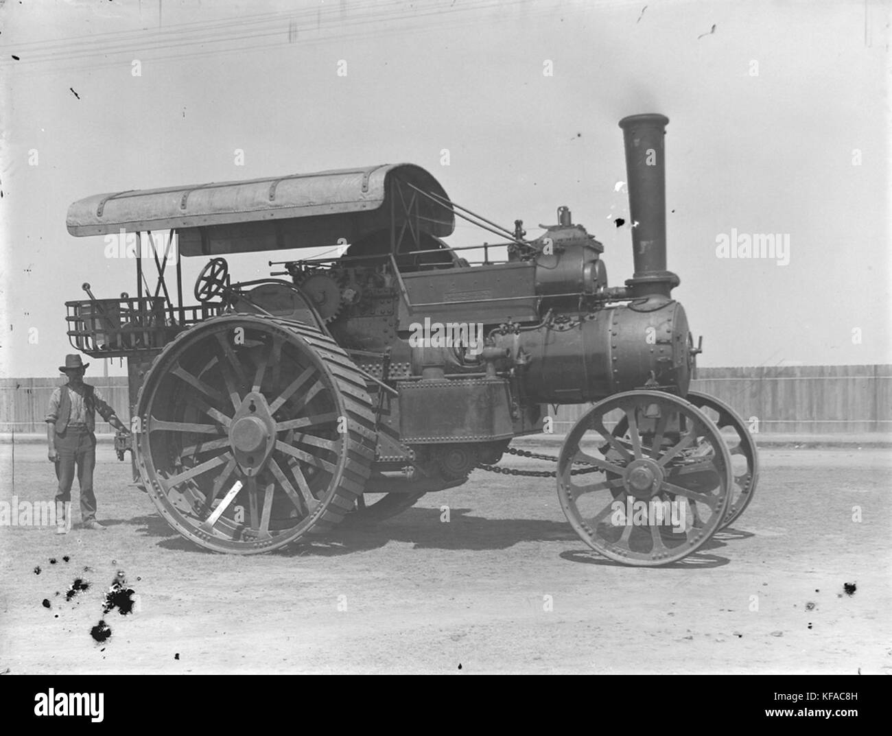 Fowler locomotiva team 12257 (5570143583) Foto Stock