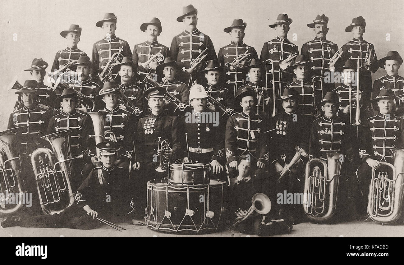 Australia indipendente di ordine dei Rekabiti Band, Geelong, 1908 Foto Stock