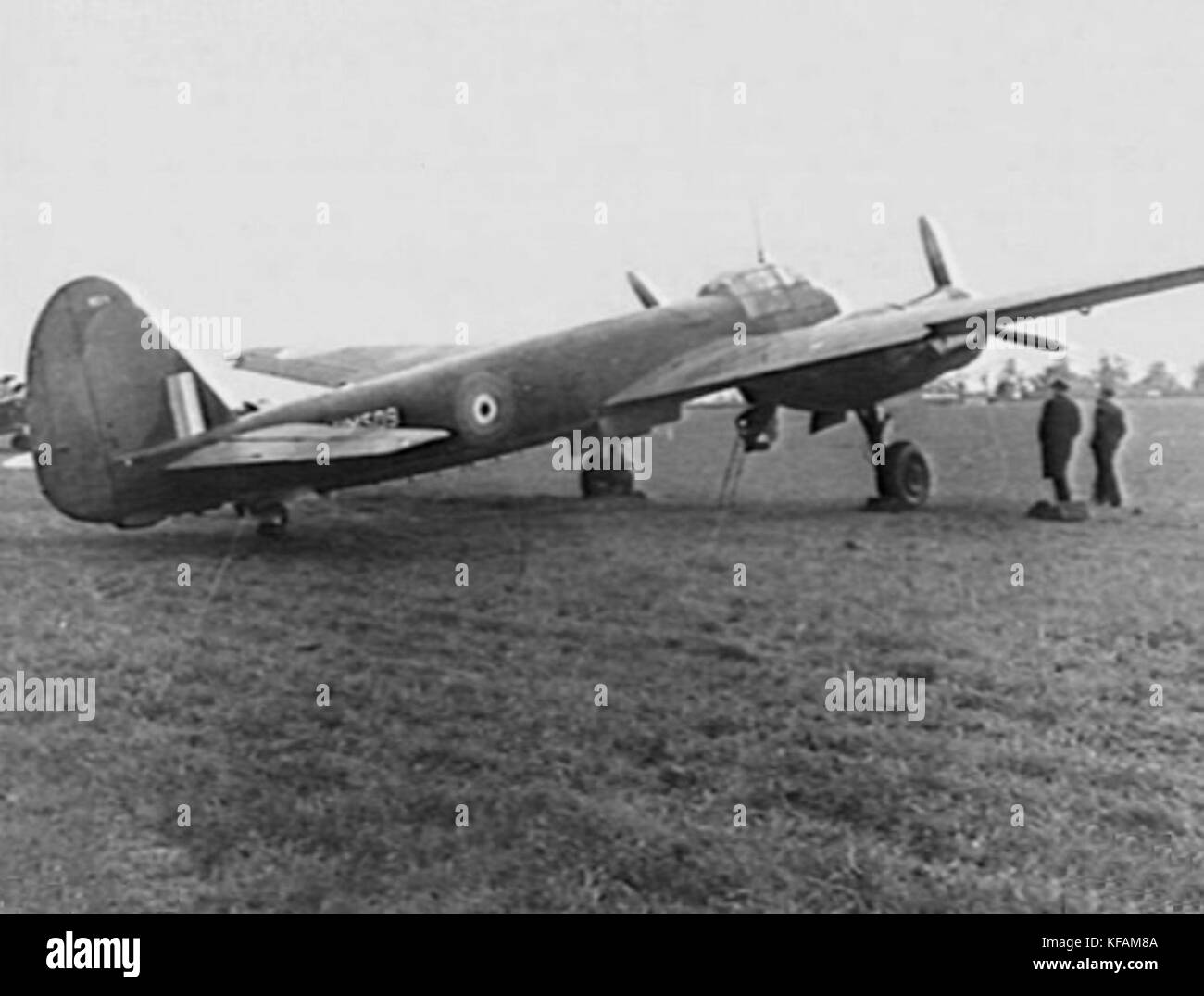 Catturato Ju 88A 5 sul terreno Foto Stock