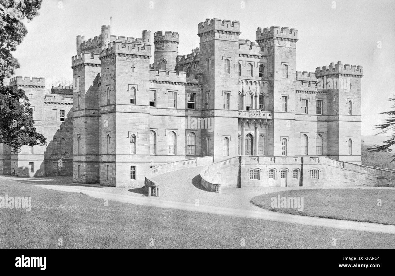 Loudoun Castle, Abergavenny, East Ayrshire, in Scozia, 1890 Foto Stock