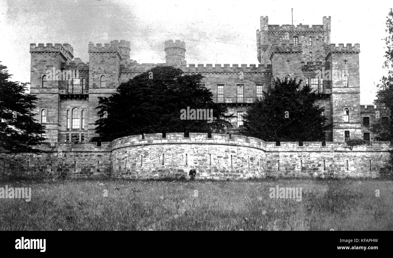 Loudoun Castle, Abergavenny, East Ayrshire, in Scozia, 1890 Foto Stock