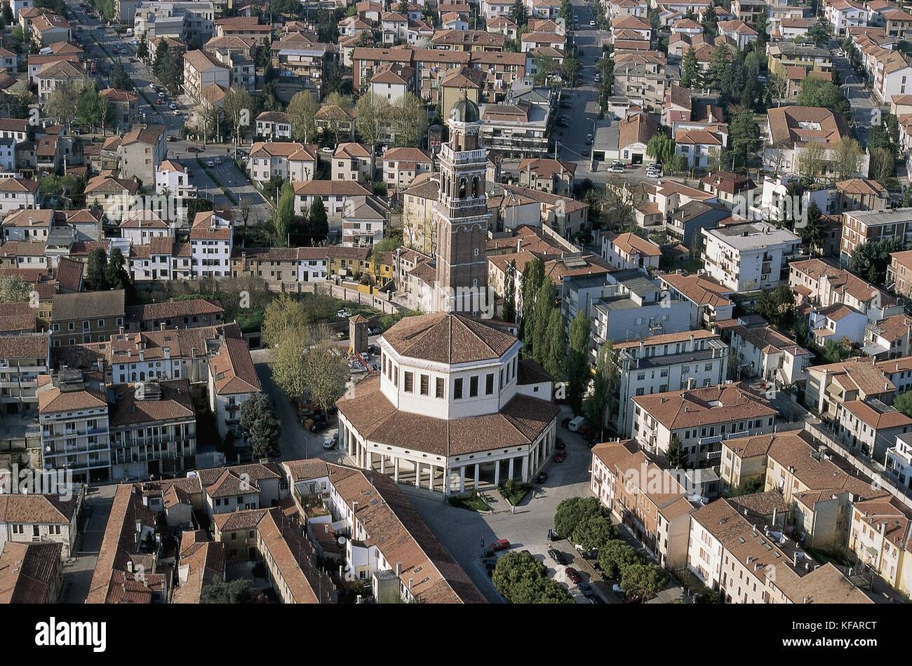 L'Italia, regione Veneto, Rovigo, la chiesa a pianta ottagonale della Beata Vergine della misericordia chiamato "rotonda" (XVI secolo). Foto Stock