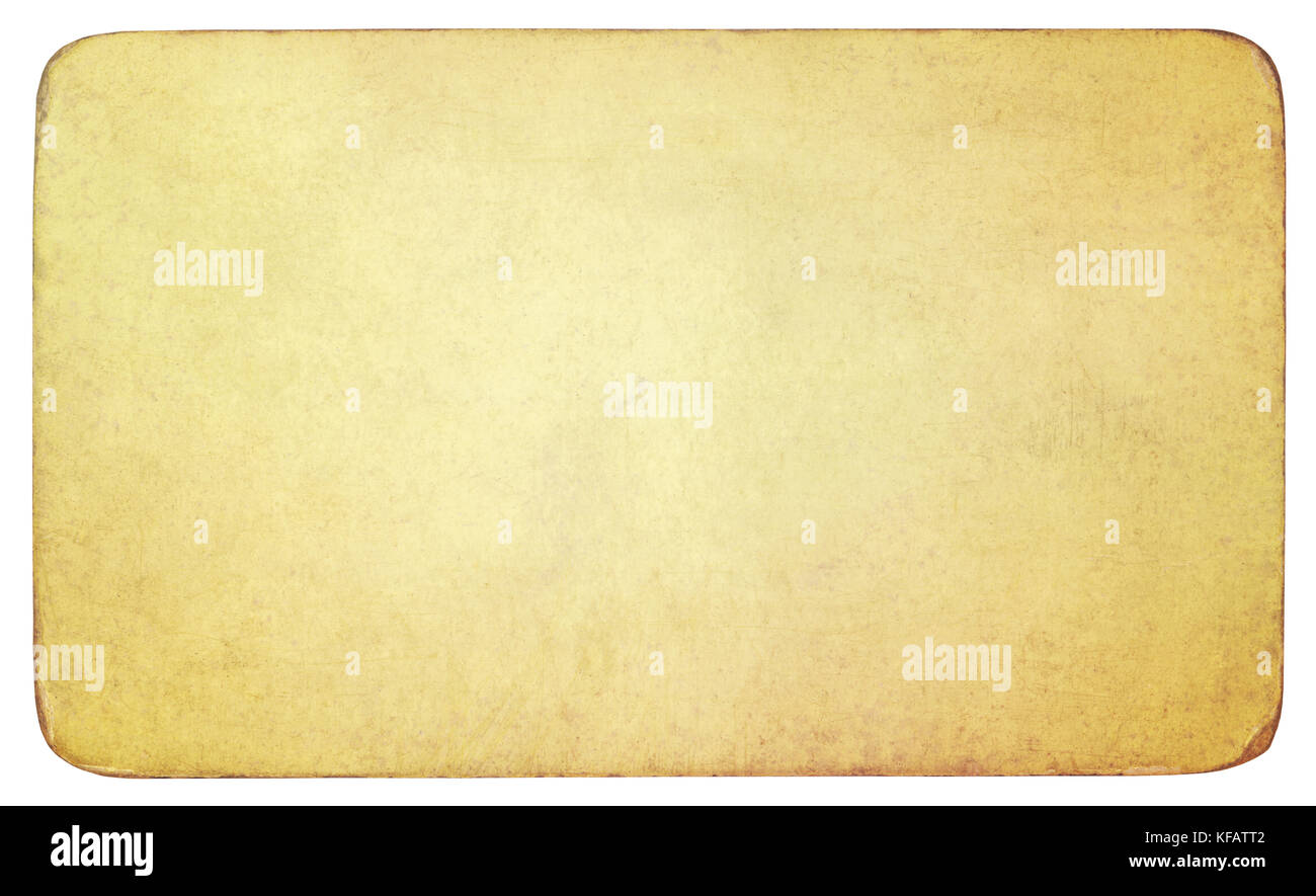 Vecchia carta di sfondo - isolato (percorso di clipping incluso) Foto Stock
