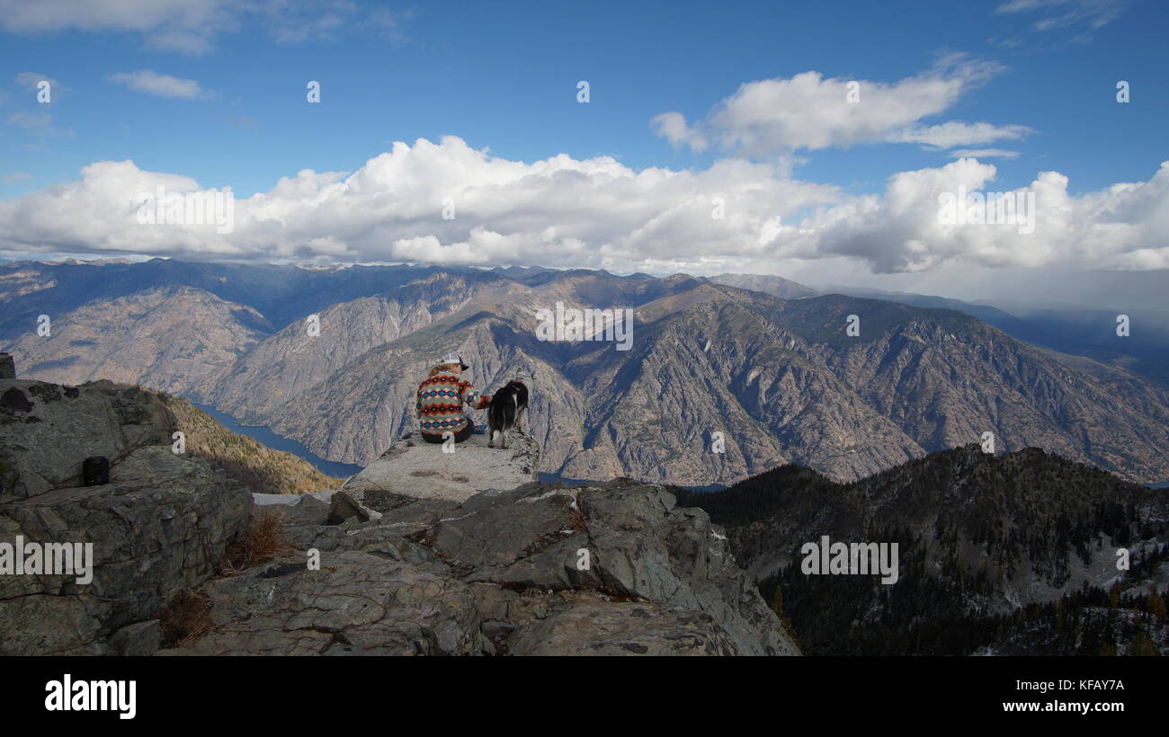 Esplorazione di stato di Washington, il grande Pacific Northwest Foto Stock