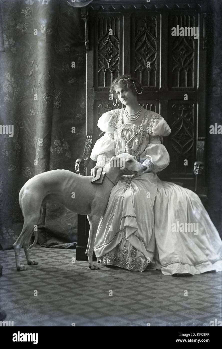 Spiaggia di Ellen imbardata, american cantante soprano Foto scattata a Parigi circa 1914 Taponier foto Foto Stock