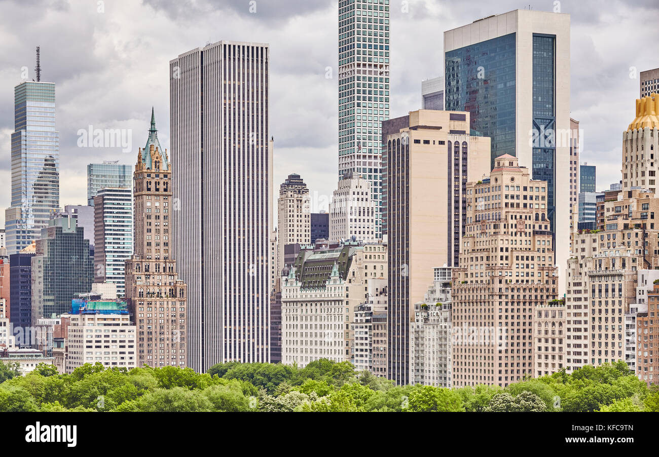 New York City architettura, Stati Uniti d'America. Foto Stock