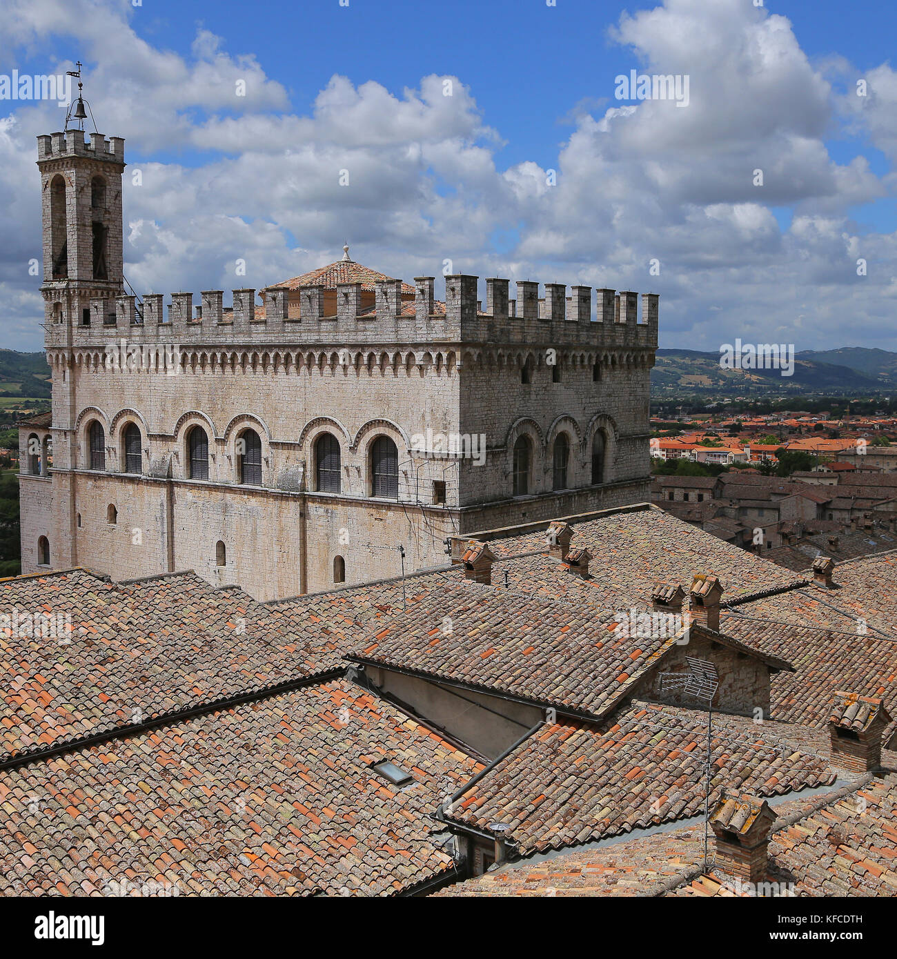 Consoli meraviglioso palace in gubbio umbria - Italia Foto Stock