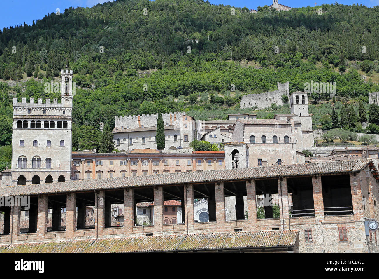 Consoli meraviglioso palace in gubbio umbria - Italia Foto Stock