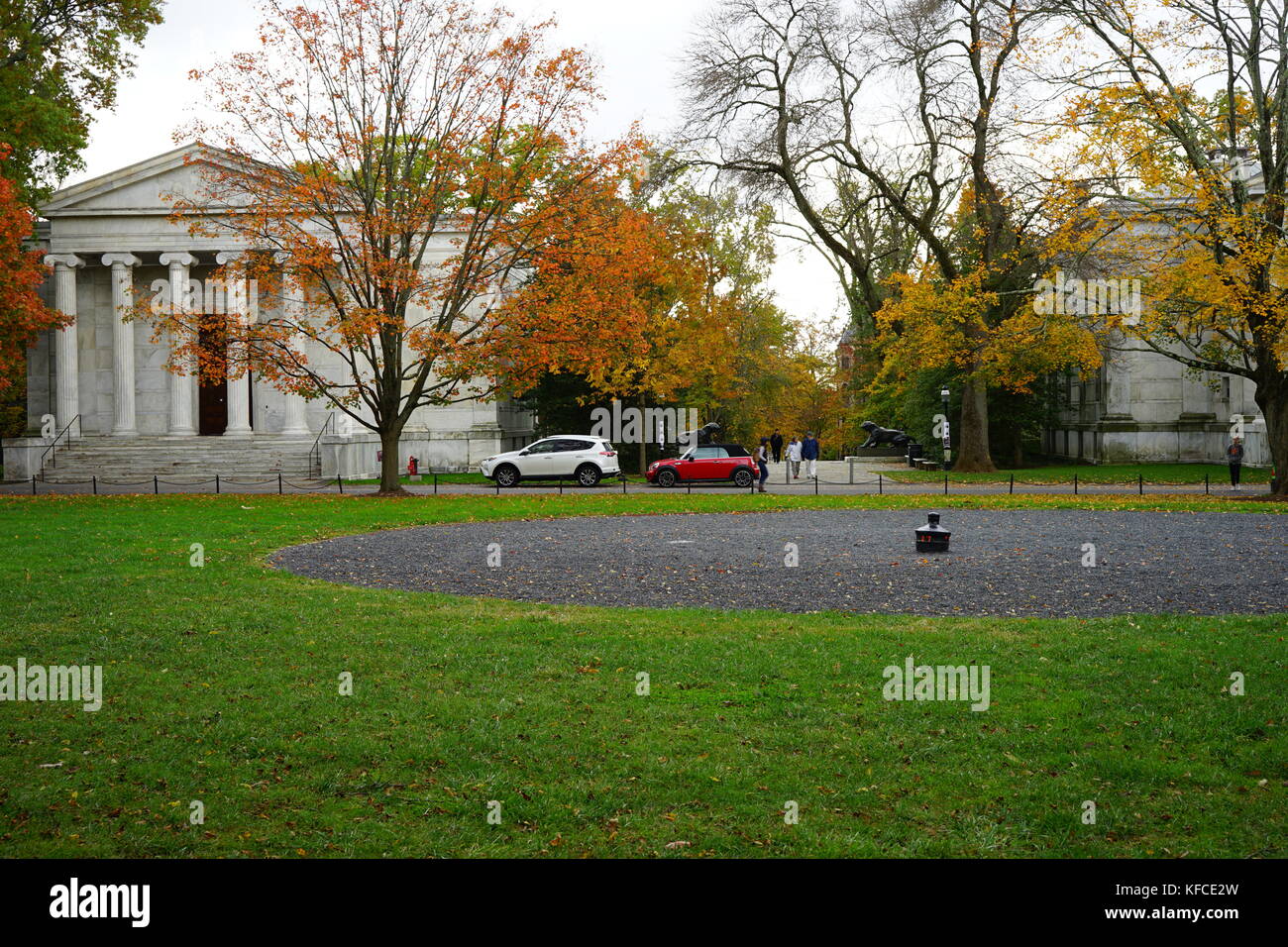 Il campus dell'università di Princeton, un privato Ivy League research university di New Jersey, classificato al numero uno college universitari negli Stati Uniti Foto Stock