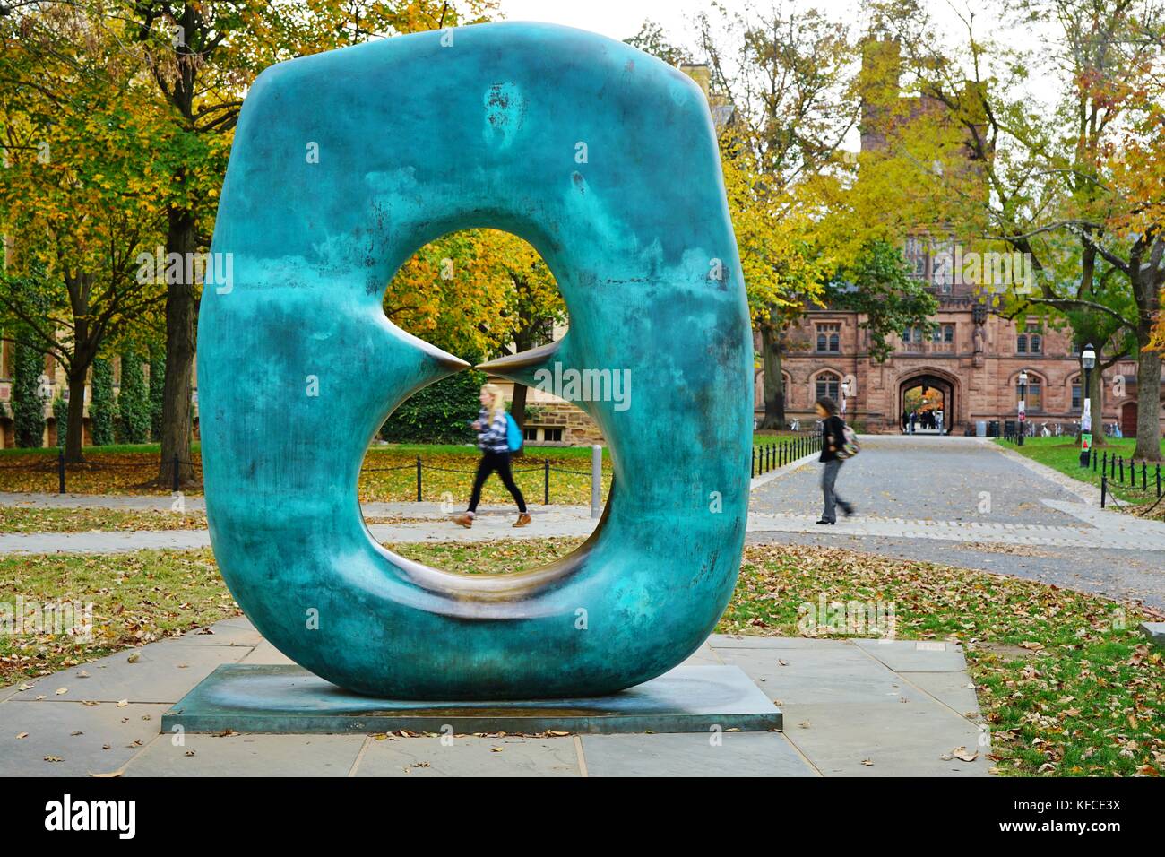 Il campus dell'università di Princeton, un privato Ivy League research university di New Jersey, classificato al numero uno college universitari negli Stati Uniti Foto Stock