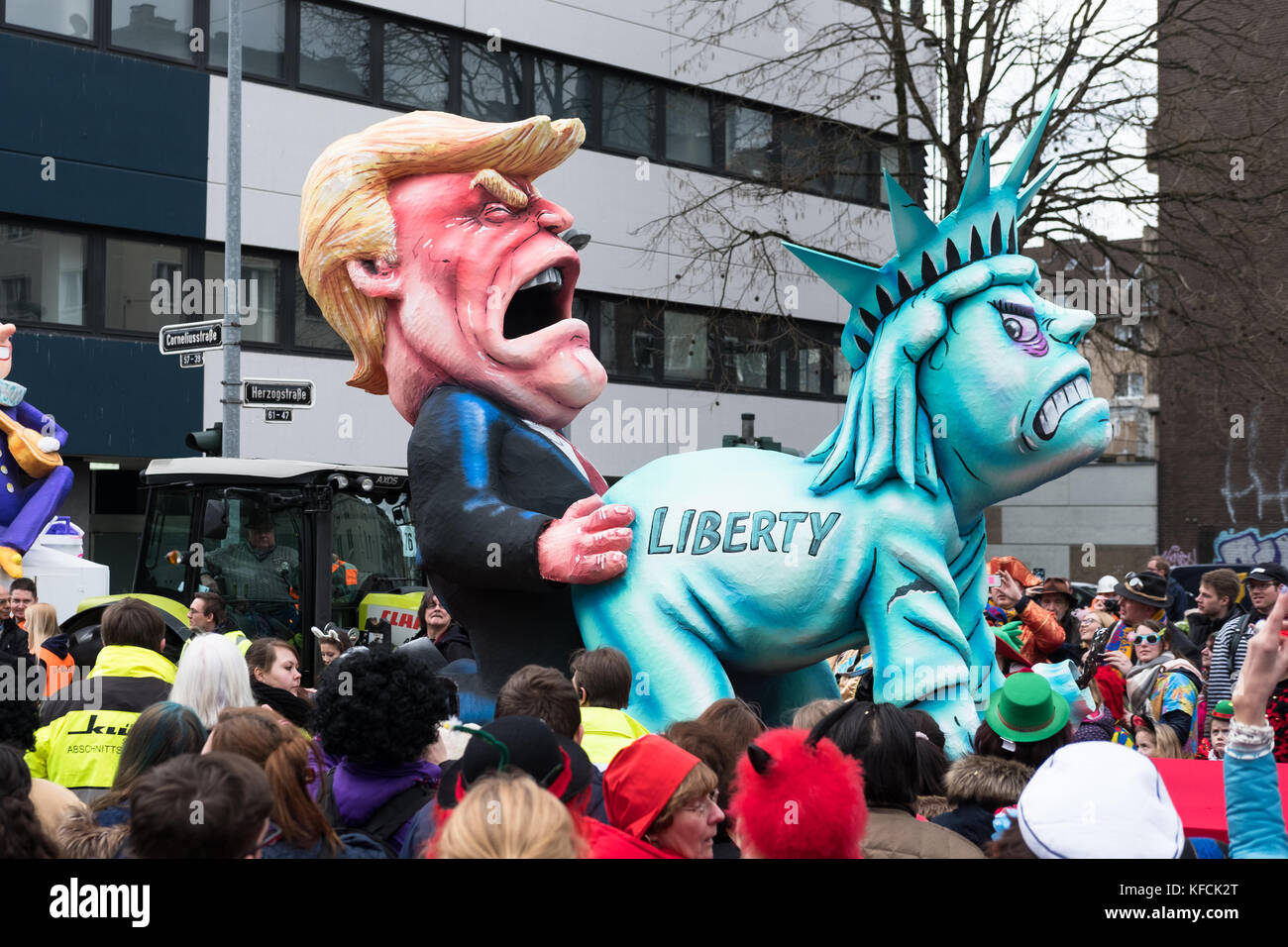 Rosenmontag, Carnevale di Dusseldorf, Germania Foto Stock
