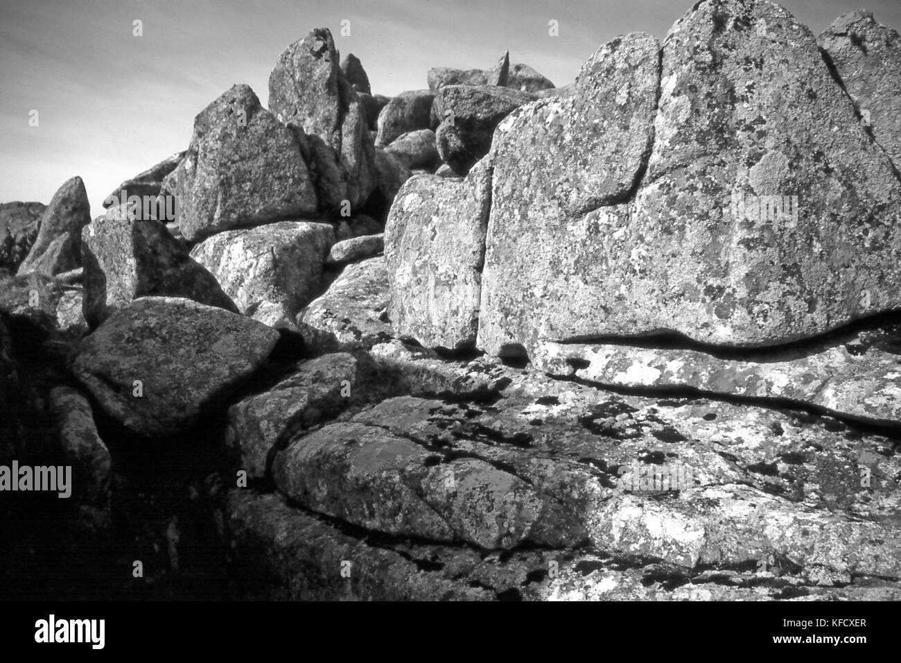 Tipico di roccia di granito di Sardegna Foto Stock