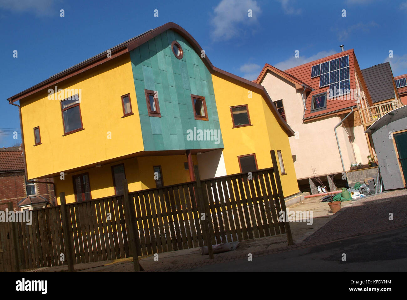 Ashley Vale Self-Build comunità, St.Werburghs, Bristol Foto Stock