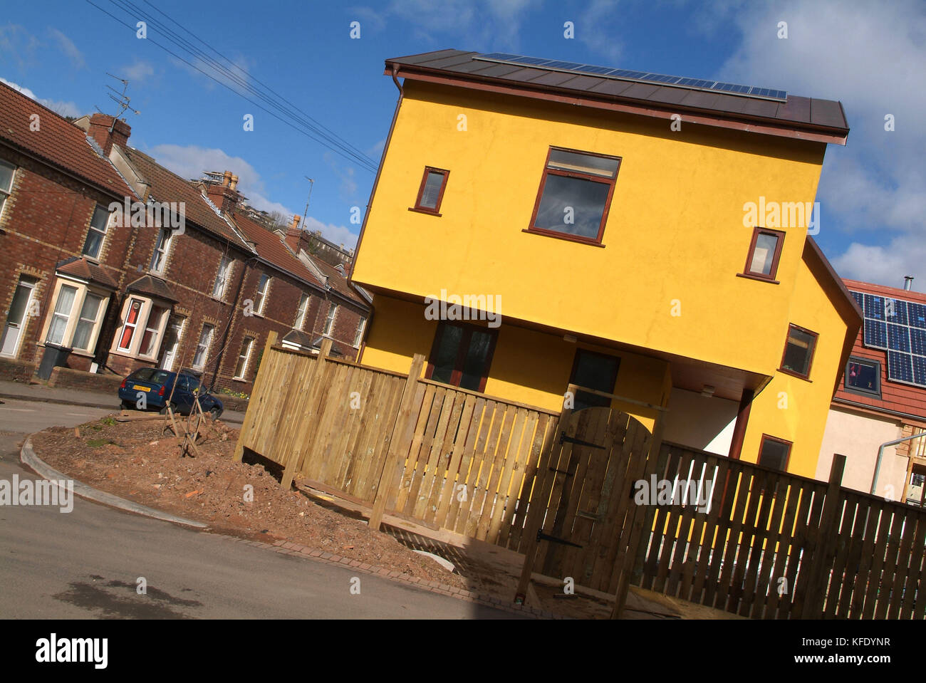 Ashley Vale Self-Build comunità, St.Werburghs, Bristol Foto Stock