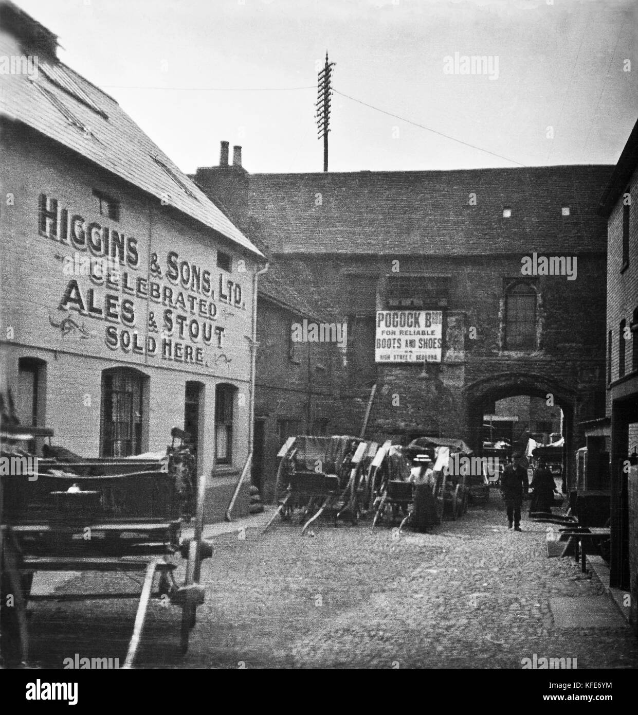 Bedfordshire, Bedford, Ye Old George, 1907 Foto Stock