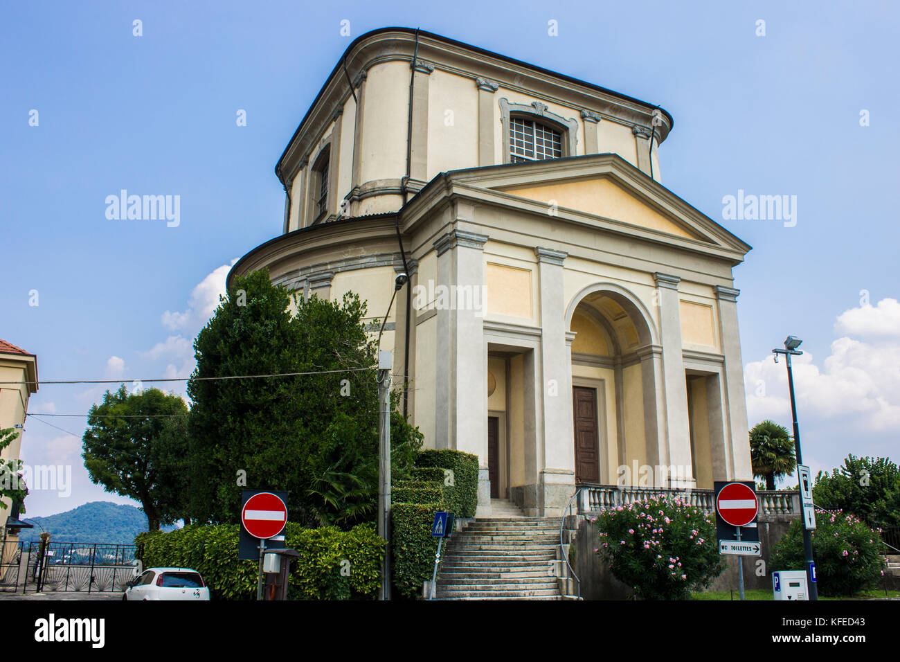 Chiesa di San Carlo Borromeo nel Sacro Monte di Arona, Italia Foto Stock