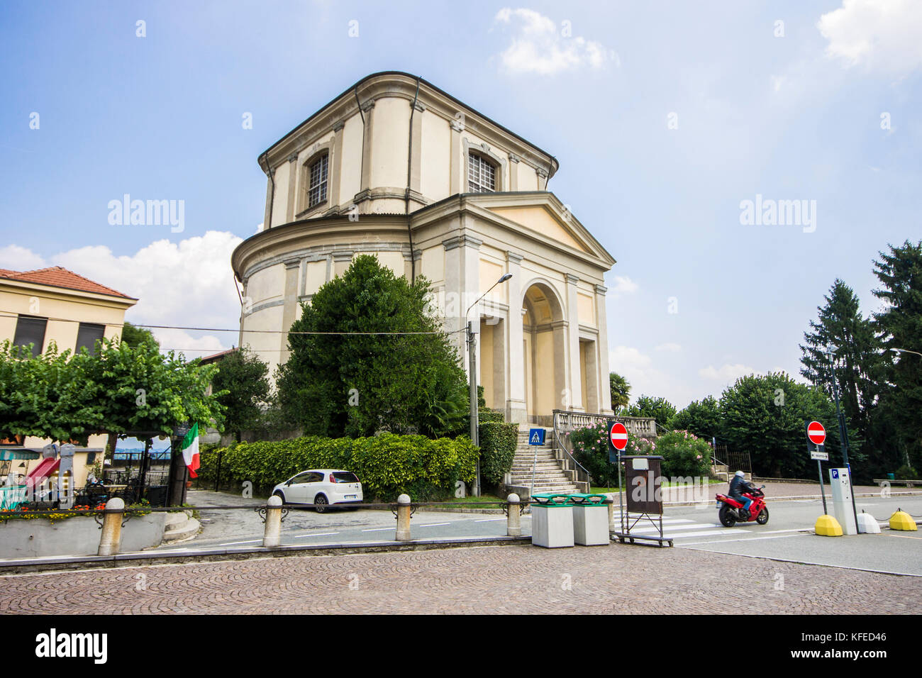 Chiesa di San Carlo Borromeo nel Sacro Monte di Arona, Italia Foto Stock