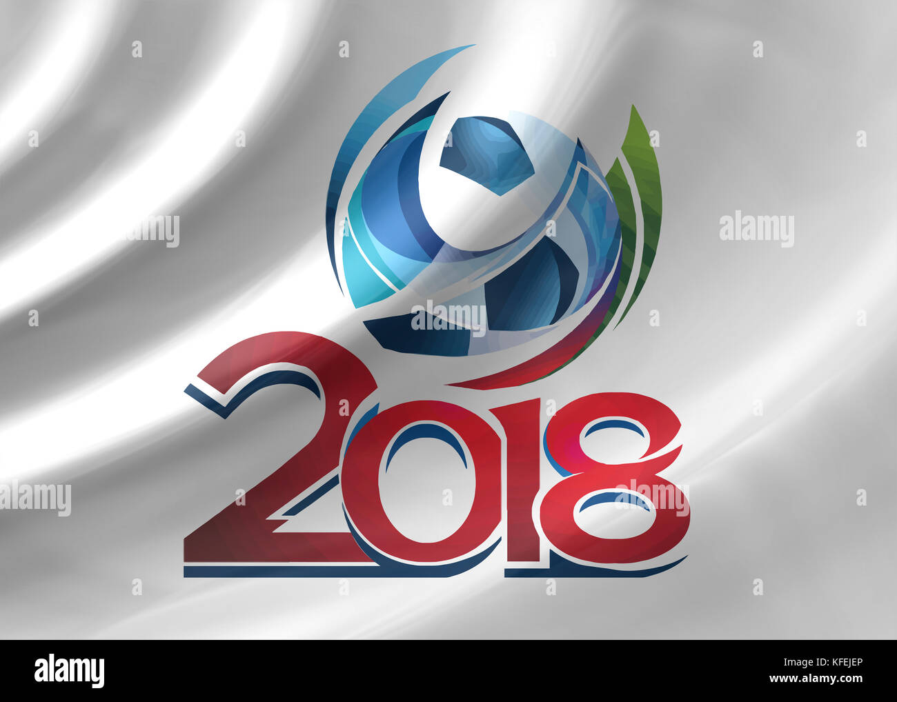 La Russia 2018 FIFA World Cup logo Foto Stock