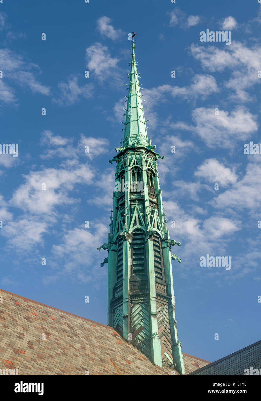 St. Paul, mn/Stati Uniti d'America - 22 settembre 2017: hamline regno chiesa metodista nel campus dell Università di hamline. Foto Stock