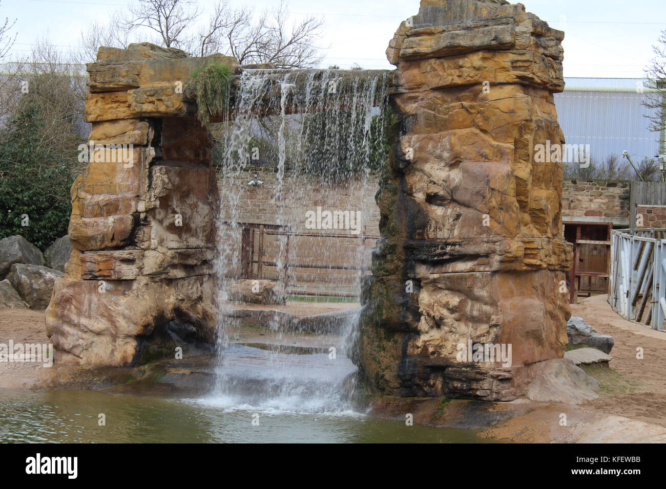 Incredibile vista cascata Foto Stock