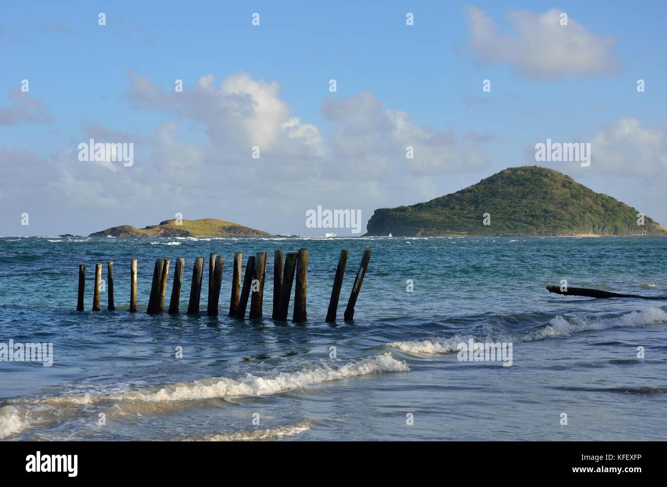 Maria island da st Lucia Foto Stock