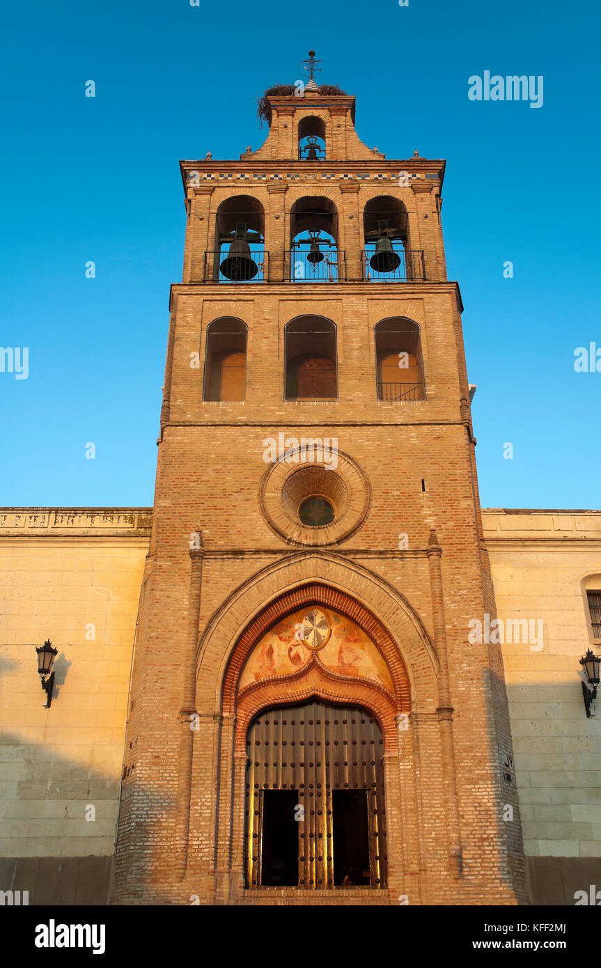 Chiesa Parrocchiale di Santo Domingo de Guzman (XVI secolo), Lepe, provincia di Huelva, Regione Andalusia, Spagna, Europa Foto Stock