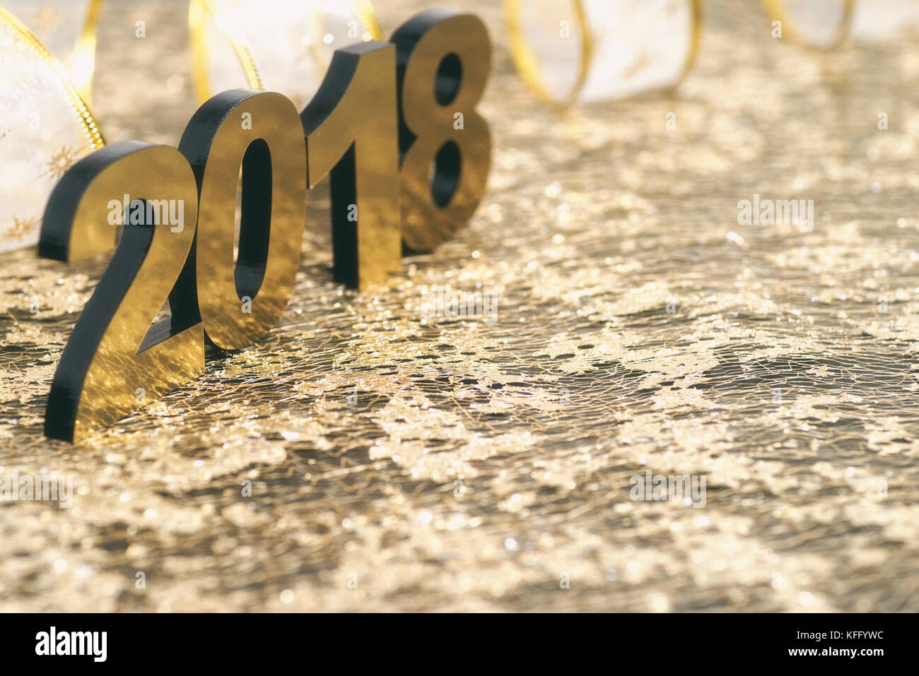 Felice anno nuovo 2018 Foto Stock
