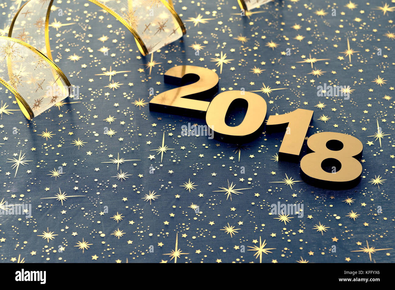 Felice anno nuovo 2018 Foto Stock