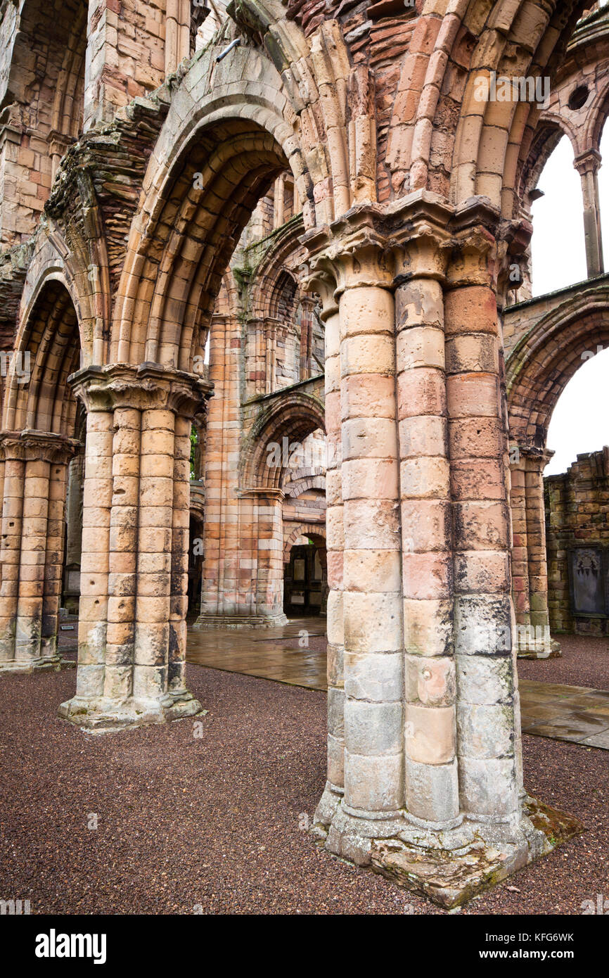 Jedburgh Abbey (12esimo secolo). jedburgh. Scottish Borders. Scozia. Foto Stock