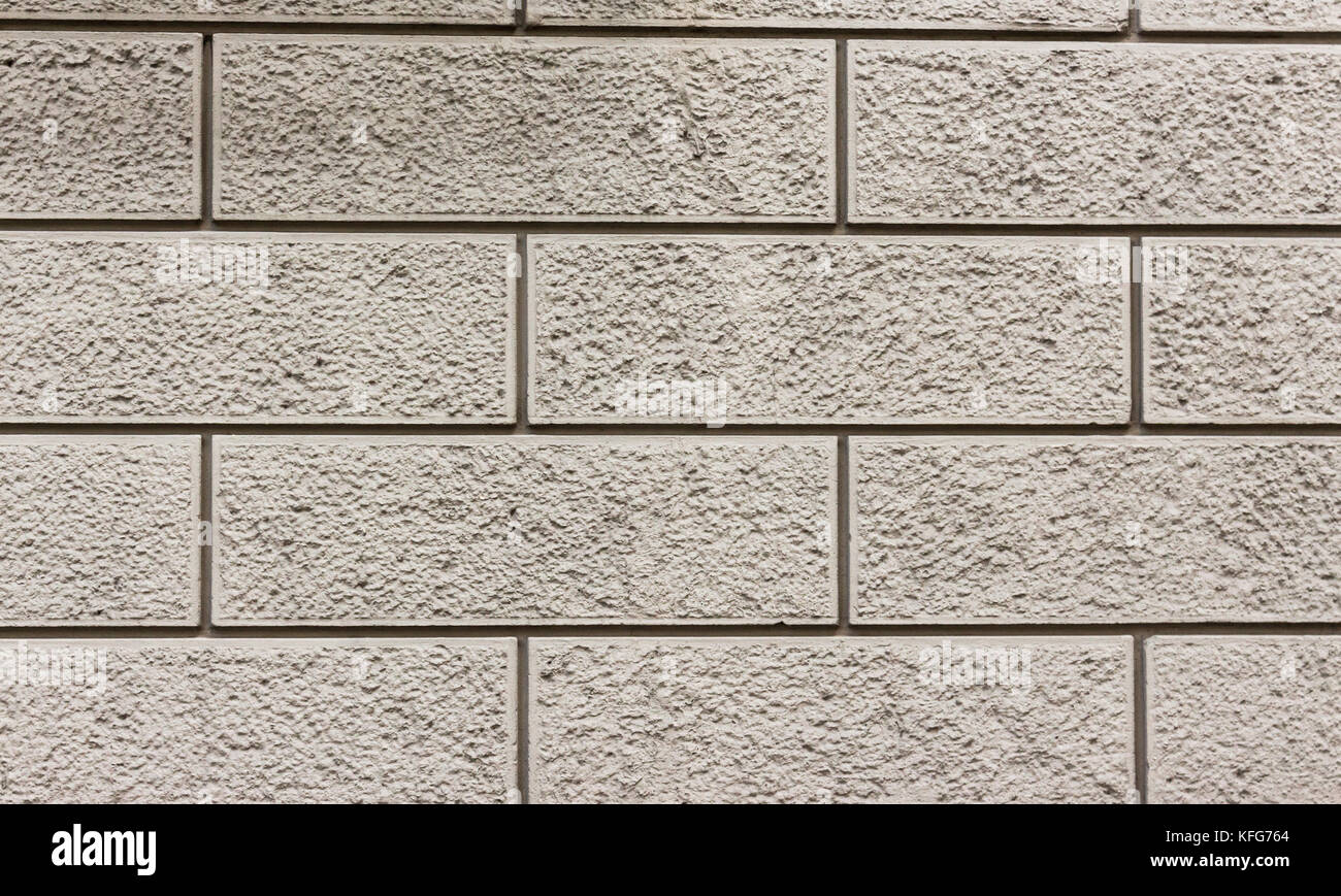 Bianco parete in pietra texture di superficie di sfondo di architettura Foto Stock