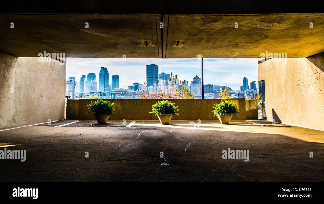 Complesso di Habitat 67 a Montreal, Canada Foto Stock