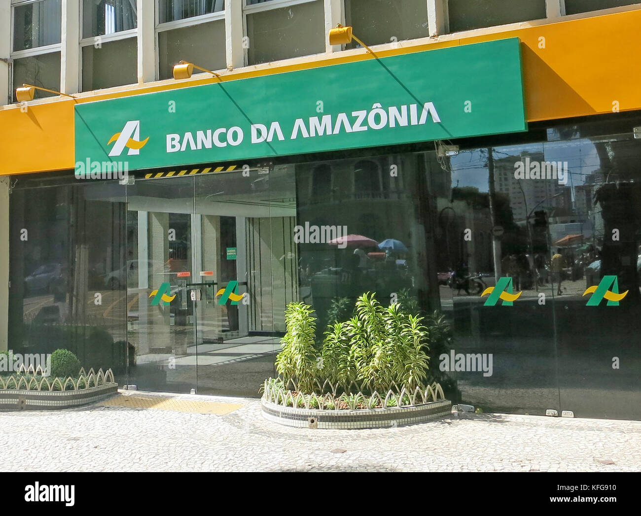 Banco da Amazonia, Belem, Amazonas, Brasile Foto Stock