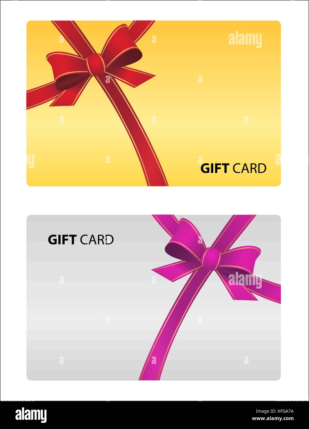 Bella la carta regalo isolato. vettore business card golden e s Illustrazione Vettoriale