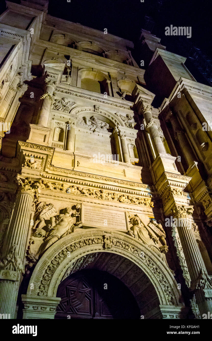 Metropolitan Santa Chiesa Cattedrale dell incarnazione, Spagnolo rinascimentali e barocche di Diego de Siloé, 1561, Granada, Andalusia Foto Stock