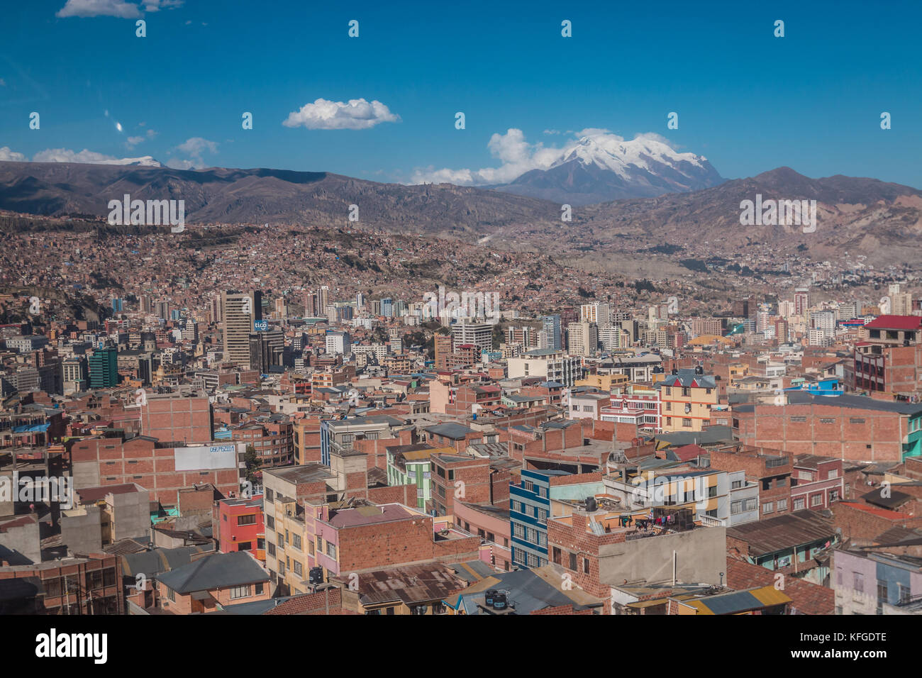La Paz Bolivia Foto Stock