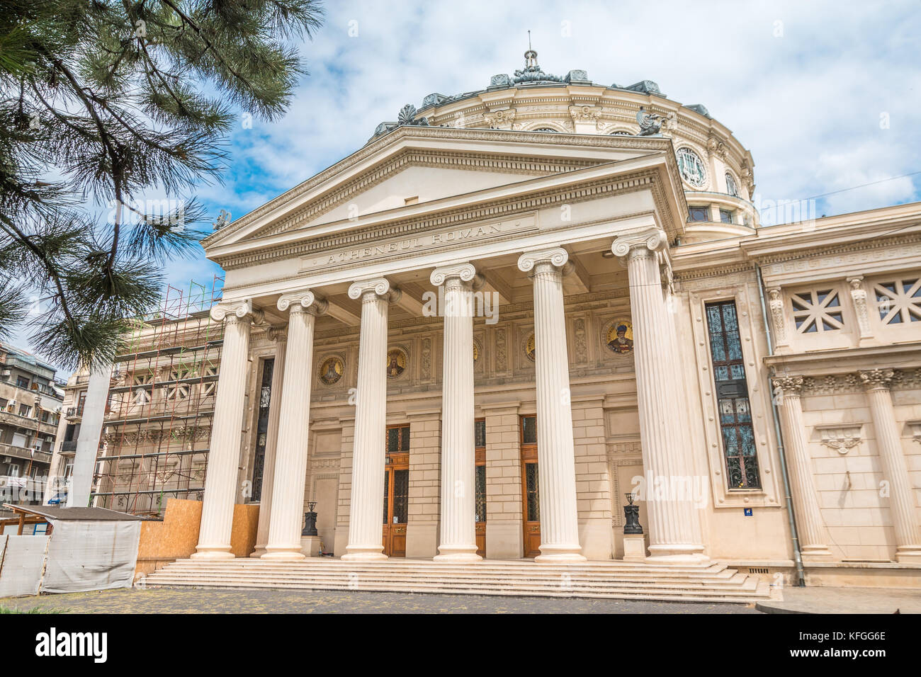 L'Ateneo di Bucarest Romania Foto Stock