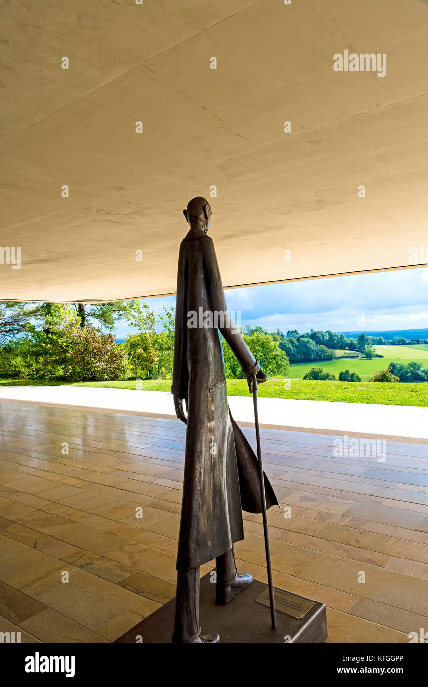 Colombey-les-Deux-Églises (Dipartimenti Haute-Marne, Francia): memoriale e museo; Die Gedenkstätte Charles de Gaulle in Colombey-les-Deux-Eglises Foto Stock