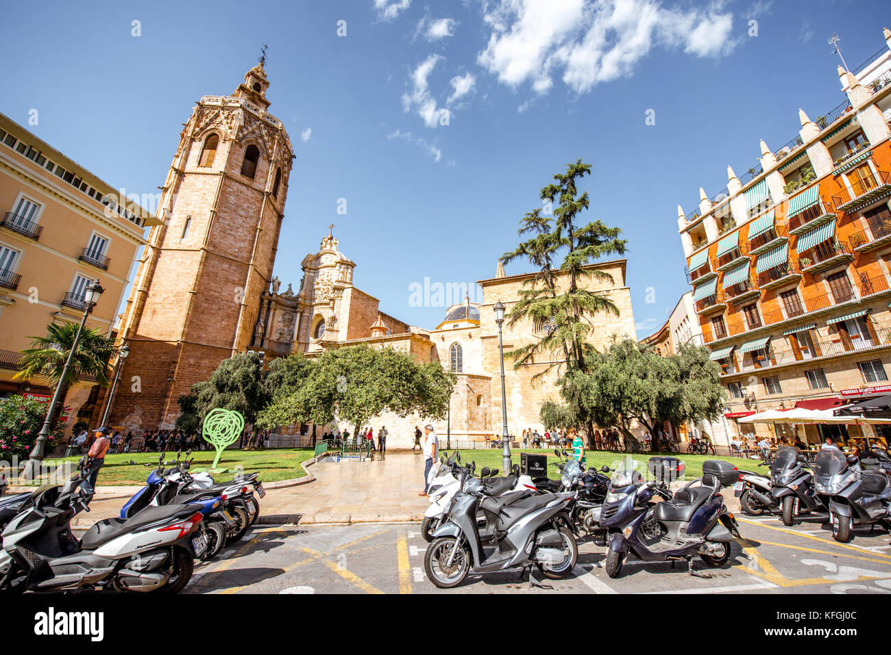 La città di Valencia in Spagna Foto Stock