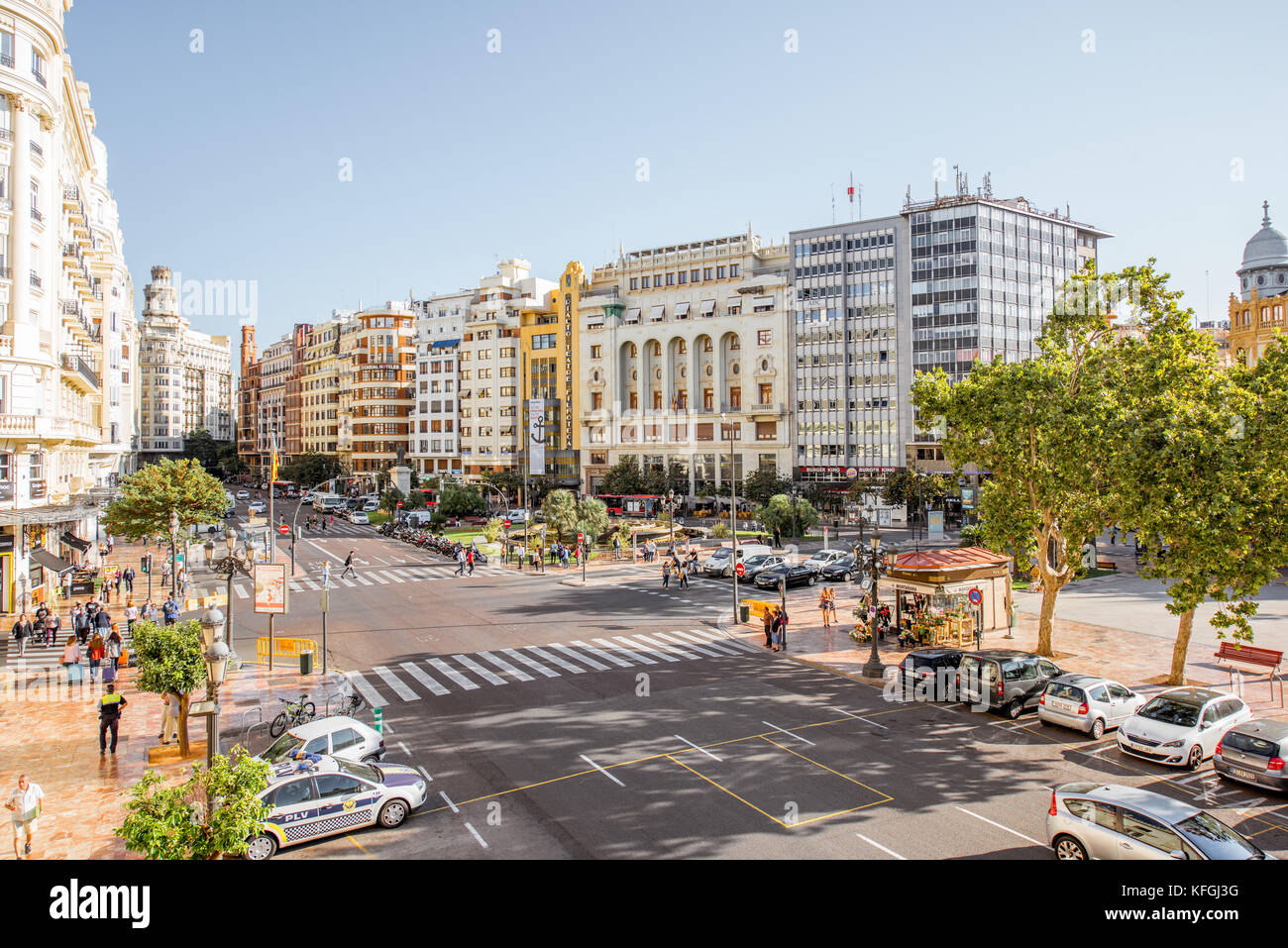 La città di Valencia in Spagna Foto Stock