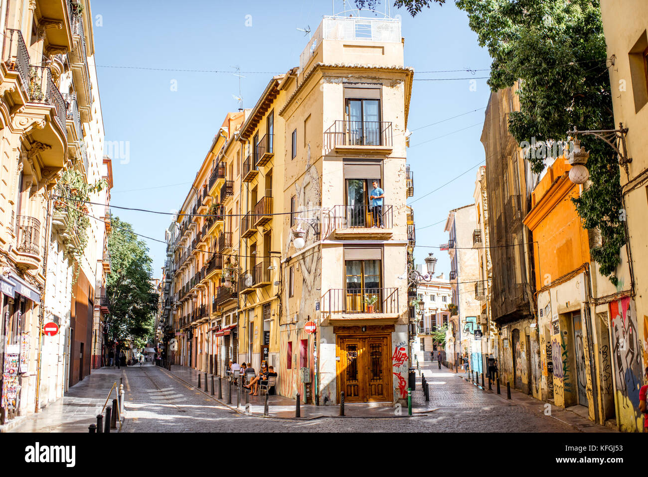 La città di Valencia in Spagna Foto Stock