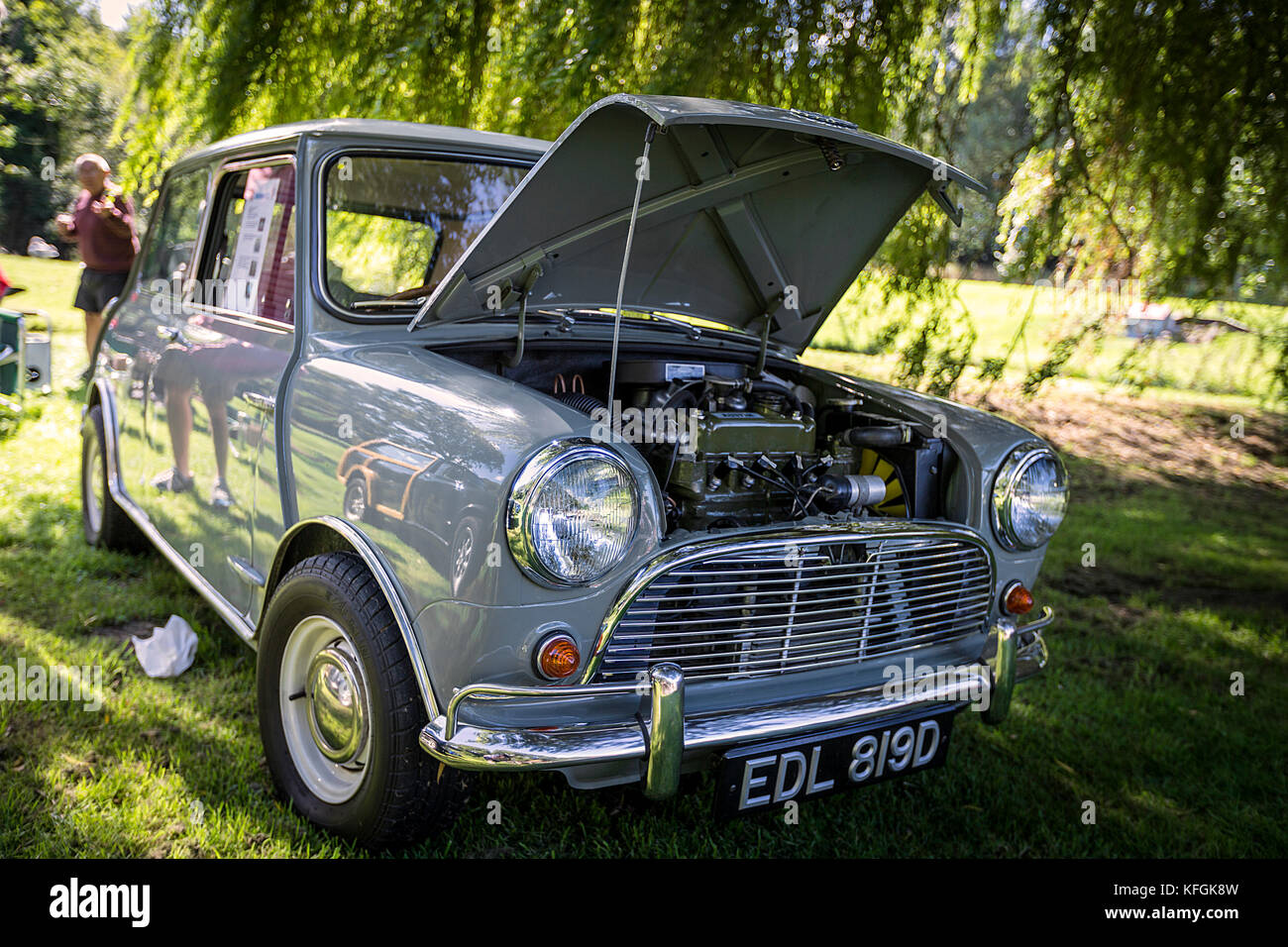 La mini è una piccola utilitaria prodotta dall'inglese British Motor Corporation (BMC) e dei suoi successori dal 1959 fino al 2000. Foto Stock